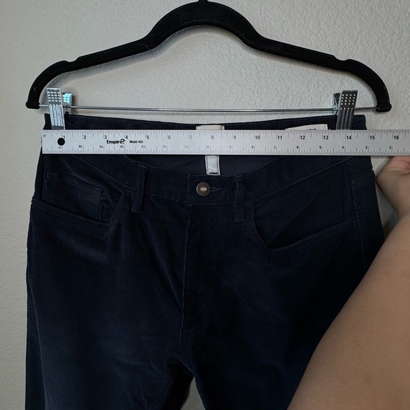 FLINT AND TINDER 365 Corduroy Pant Slim Fit Navy-Blue Men's Size 30x30‎ - Picture 6 of 9